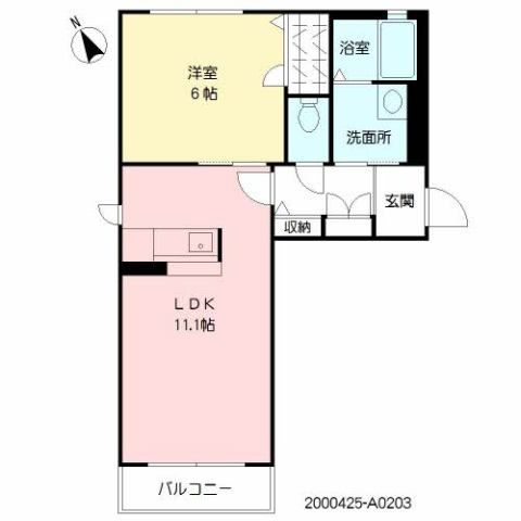 ヒルズコートの間取り