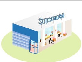 スーパー　関西スーパー西冠店（スーパー）まで337m