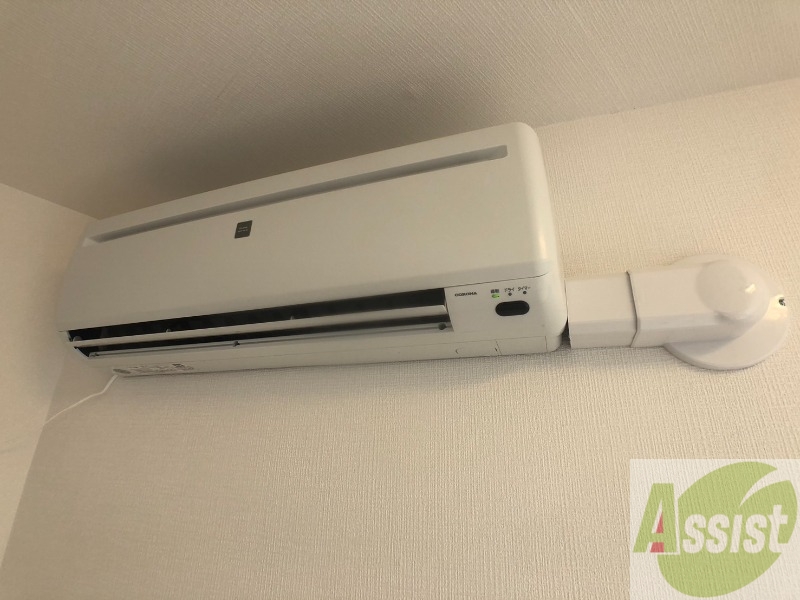 その他設備　エアコンが設置してありますので、寒暖対策もばっちり。