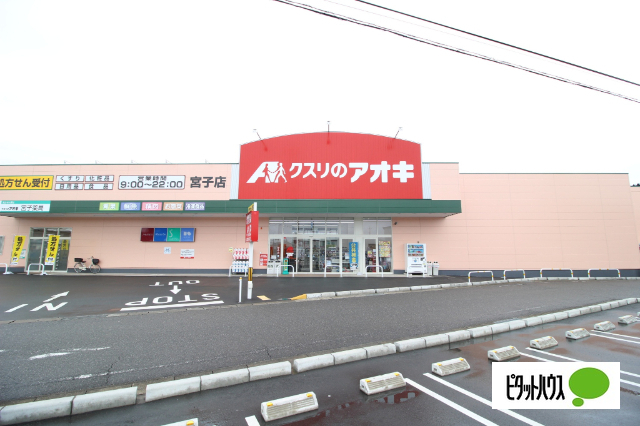ドラックストア　クスリのアオキ宮子店（ドラッグストア）まで733m