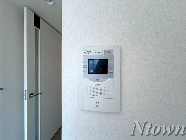 セキュリティ　モニター付きインターフォンです