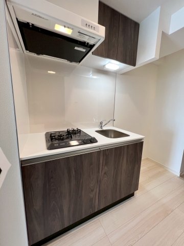 キッチン　コンパクトなキッチンで掃除もラクラク