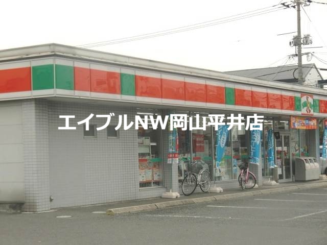 コンビニ　サンクス岡山中井店（コンビニ）まで387m