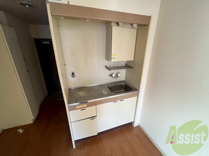 キッチン　都市ガスのキッチンなのでたくさんお料理できますね！