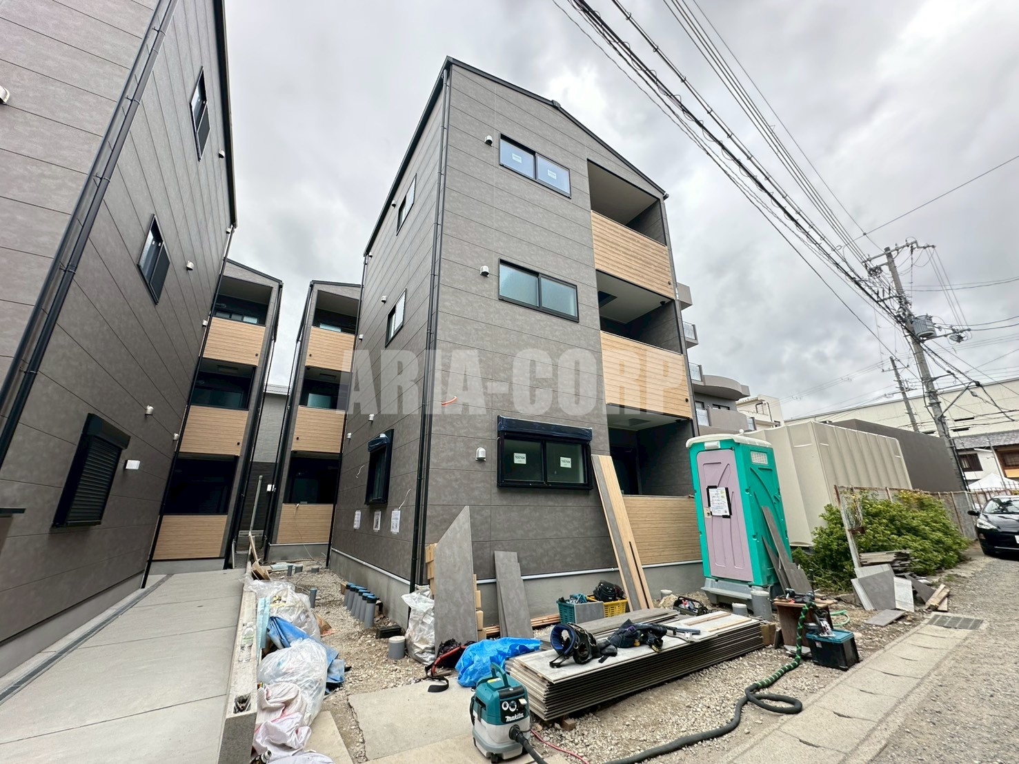 建物外観　2026年完成、大手ハウスメーカー施工のデザイナーズアパート