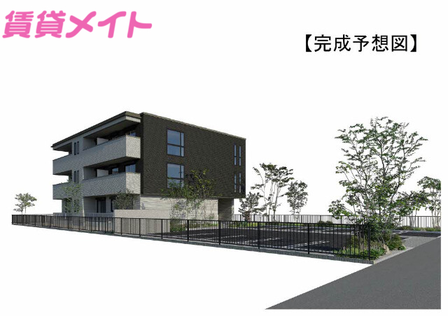 駐車場　完成予想図