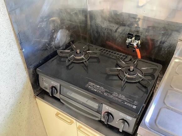 その他設備　二口コンロあり