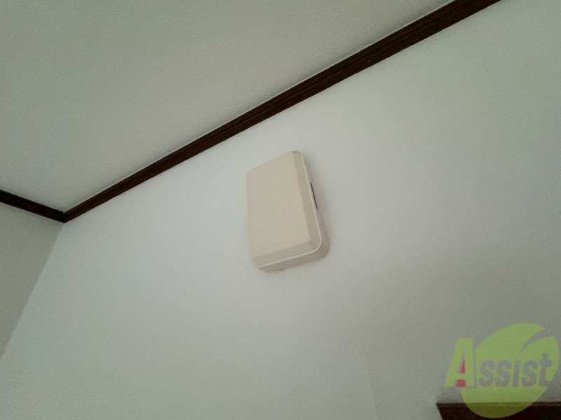 セキュリティ　来客時にはこちらのチャイムが鳴りますよ。