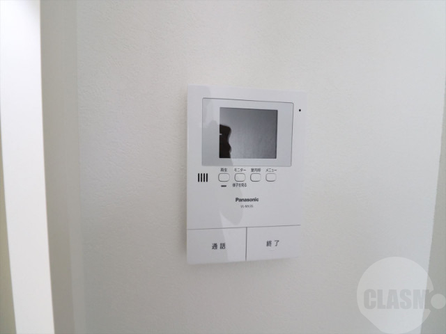 セキュリティ　モニター付インターホンで安心です