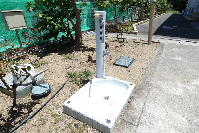 その他設備　ペット用屋外水栓（足洗い場）