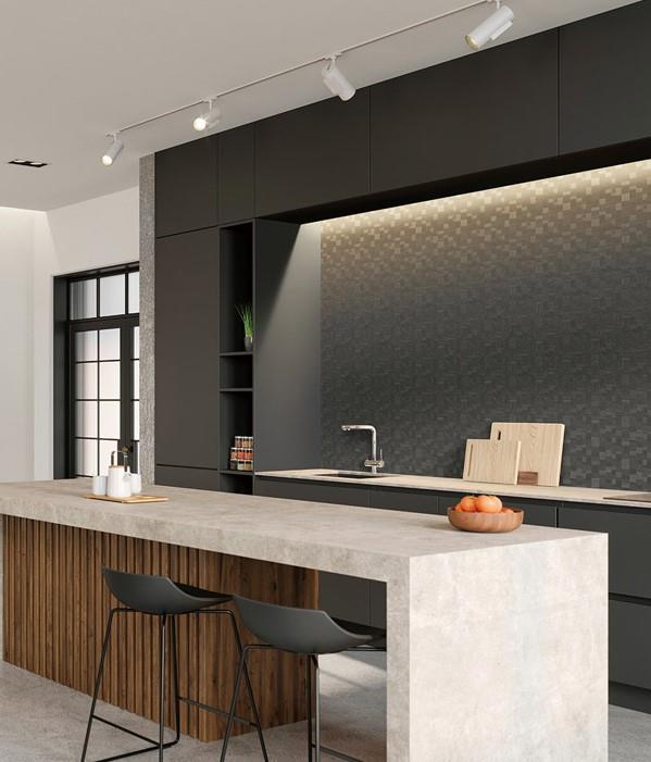 居室・リビング　2号室アクセントクロス