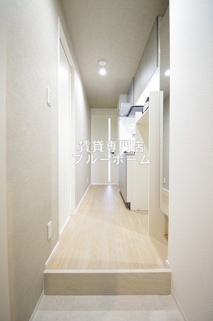 玄関　奥行きのある玄関！