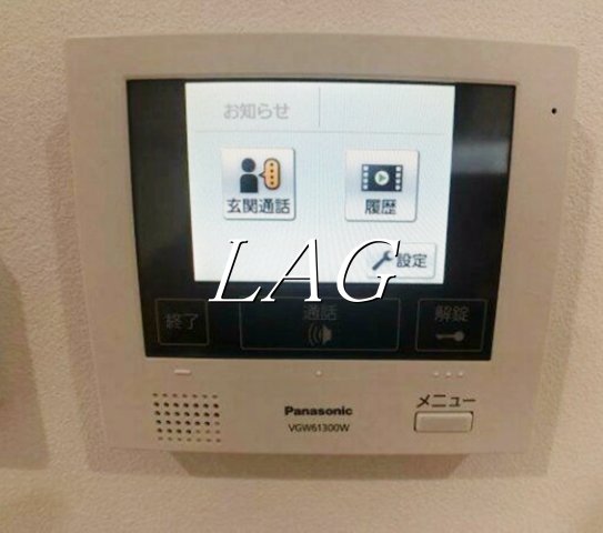 セキュリティ　モニター付インターホンです。