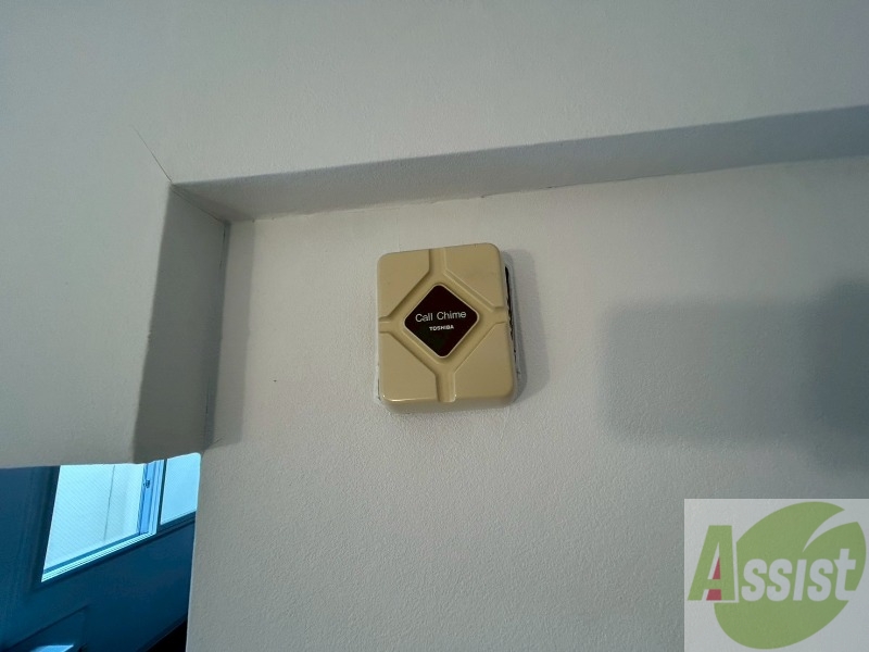 セキュリティ　チャイムで来客確認ができます。安心ですね。