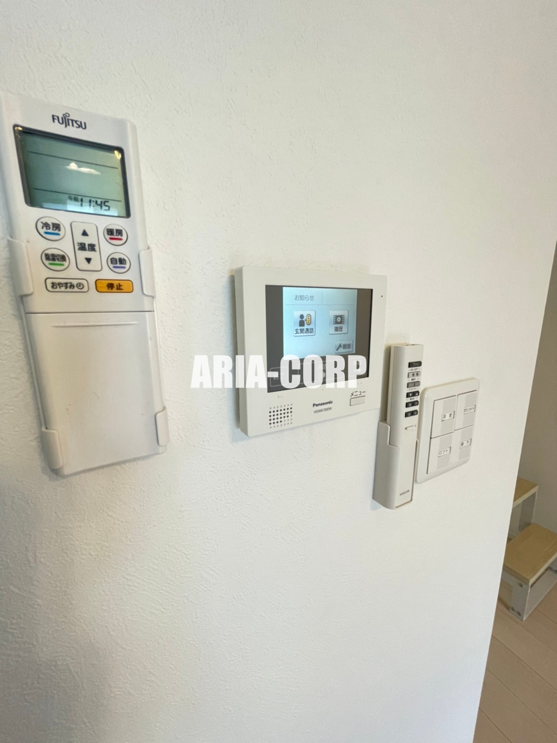 セキュリティ　録画機能付きTVモニターホンで外出時の訪問者も確認できます！