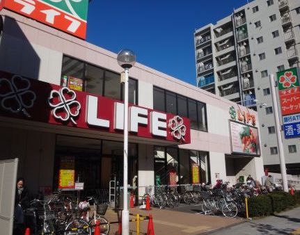 スーパー　ライフ亀戸店（スーパー）まで287m