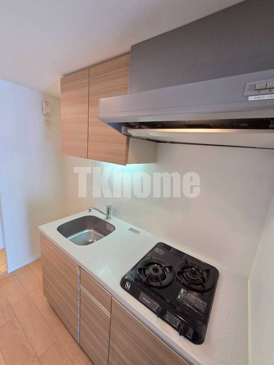 キッチン　2口ガスシステムキッチン(同マンション・別室参考写)