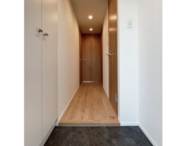 玄関　明るい玄関です