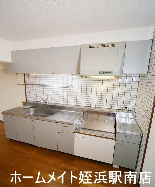 キッチン　★２口コンロ持込み可能です★参考写真