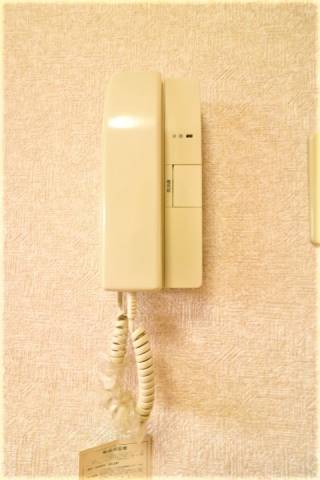 セキュリティ　インターホンで安心です。