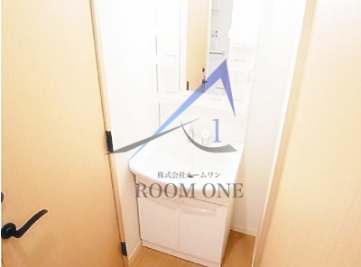 洗面設備　洗面台です。