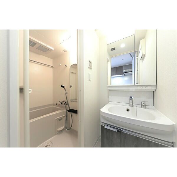 洗面設備　同一タイプです。