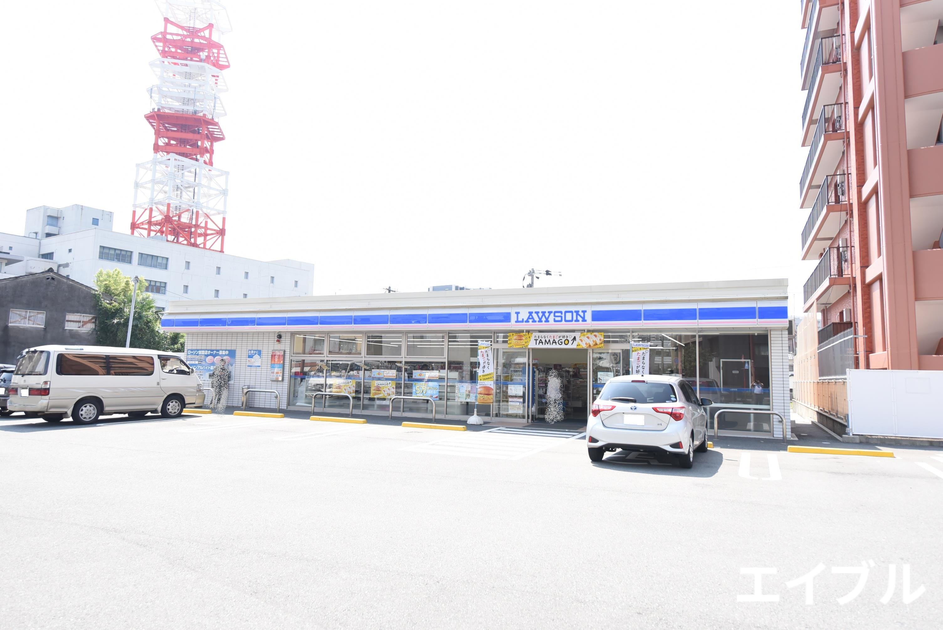 コンビニ　ローソン久留米六反畑店（コンビニ）まで395m