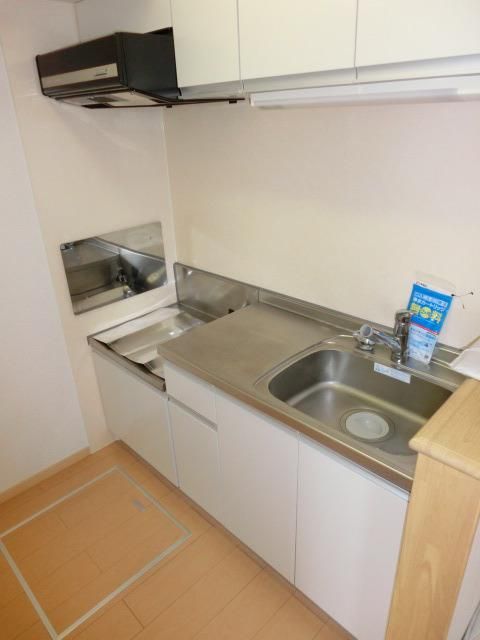 キッチン　ガスコンロ設置可能