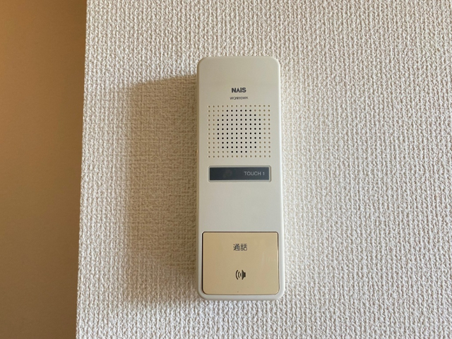 セキュリティ　インターホン付きで安全です。