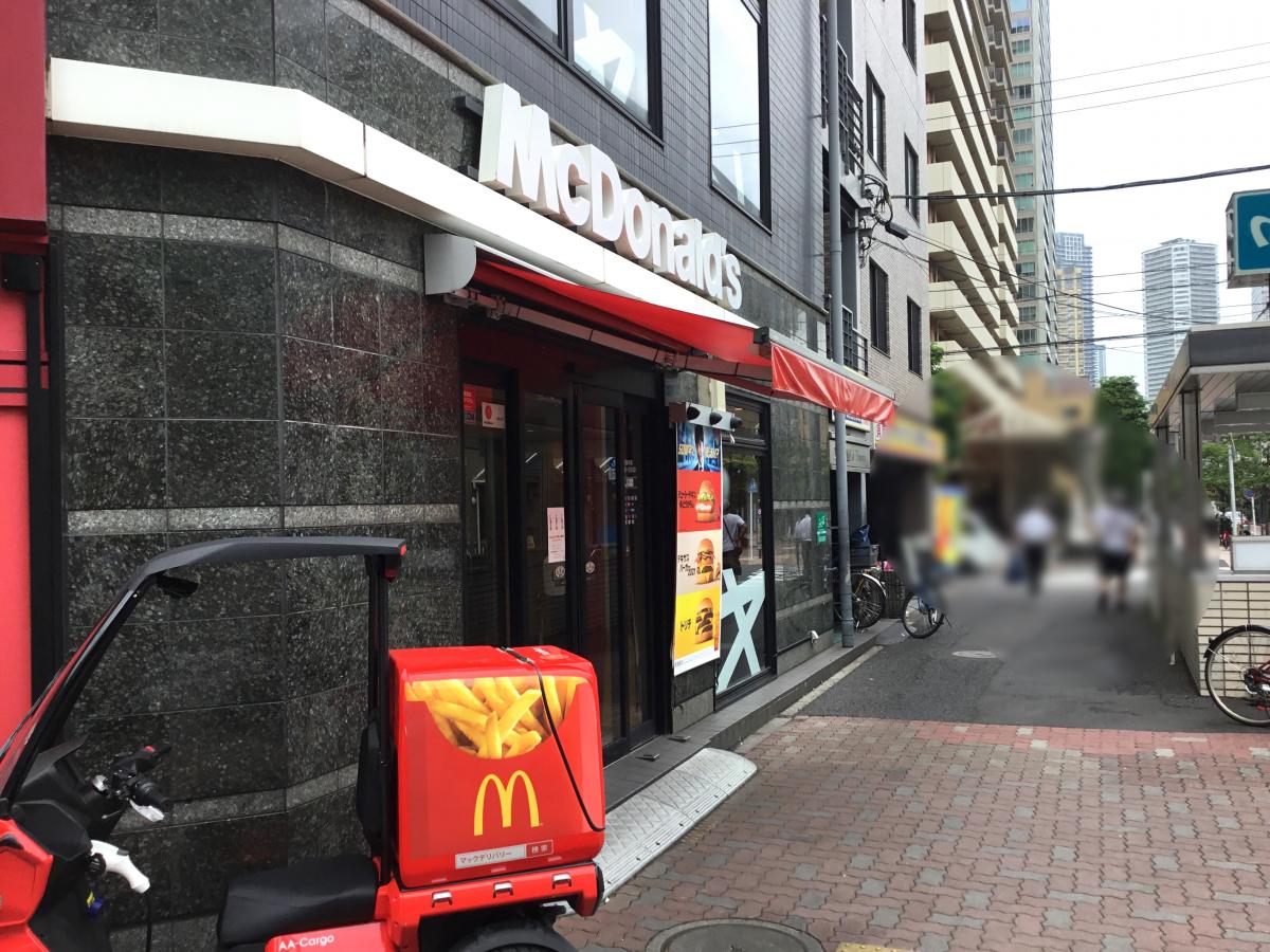 飲食店　マクドナルド月島駅前店（飲食店）まで495m