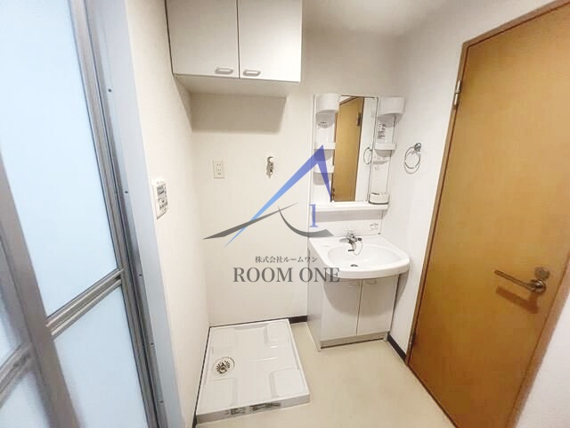 洗面設備　洗面台です。