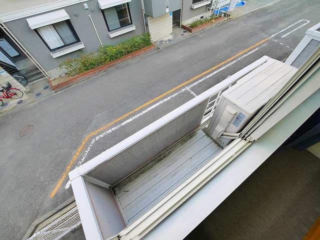 バルコニー　広々としたバルコニーです