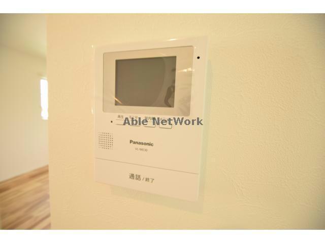 セキュリティ　相手を確認できるTVモニターホン！
