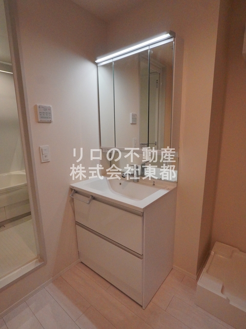 洗面設備　ヘアセットも簡単洗髪洗面化粧台☆