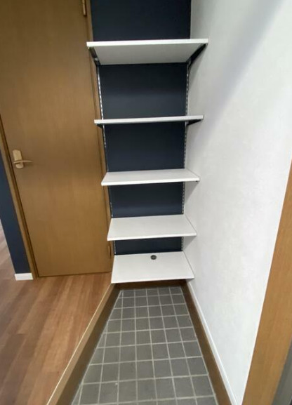収納　シューズ置き場です