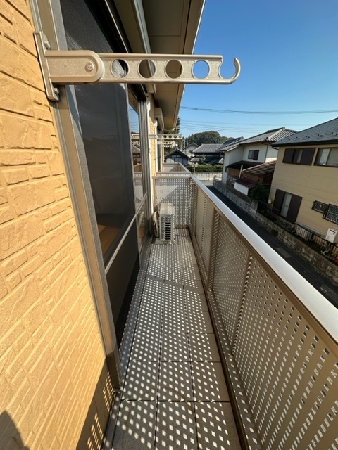 バルコニー　南東向きの陽当たりの良いバルコニー。