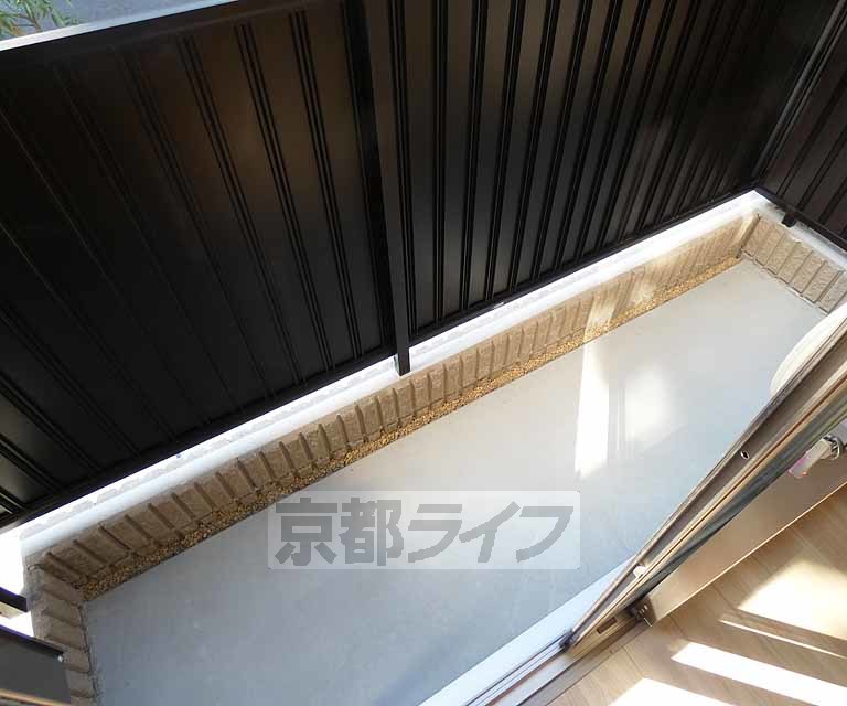 バルコニー　洗濯物がよく乾きます