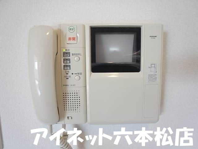 セキュリティ　来訪者の顔も確認できます。