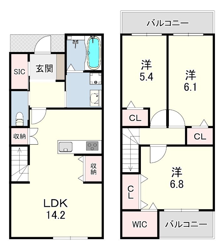 AG REGA東園田の間取り写真