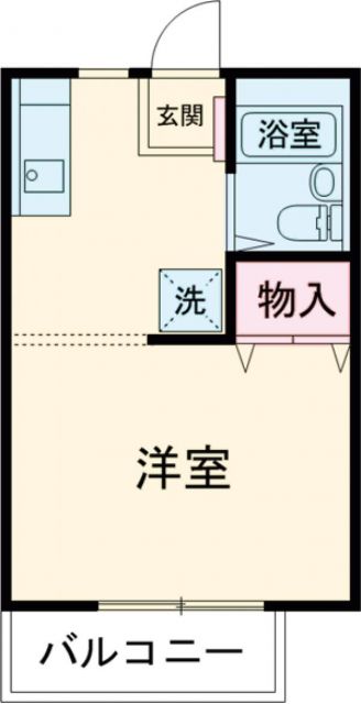 ハイツアシザワの間取り写真