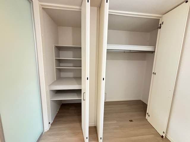収納　奥行のあるクローゼット付き！