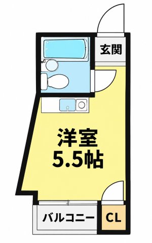 大正ギャラクシーの間取り写真