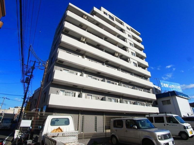 建物外観　大師前駅徒歩５分（４００ｍ）の駅近分譲賃貸マンション