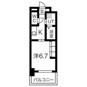 地下鉄名城線 熱田神宮伝馬町駅 徒歩2分 12階建 築18年の間取り写真