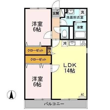 リバティ東観音の間取り写真