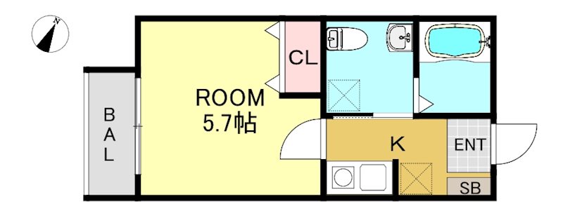 Tierra Apartmentの間取り写真
