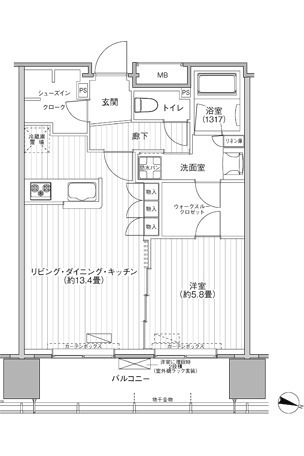 桜ヒルズ九段北の間取り写真