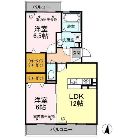 GRAND WINSの間取り写真