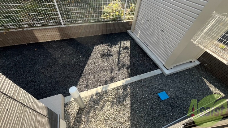 バルコニー　お部屋から外を撮影しました。広々としています。