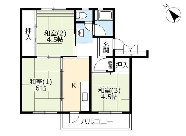 UR北坂戸の間取り写真
